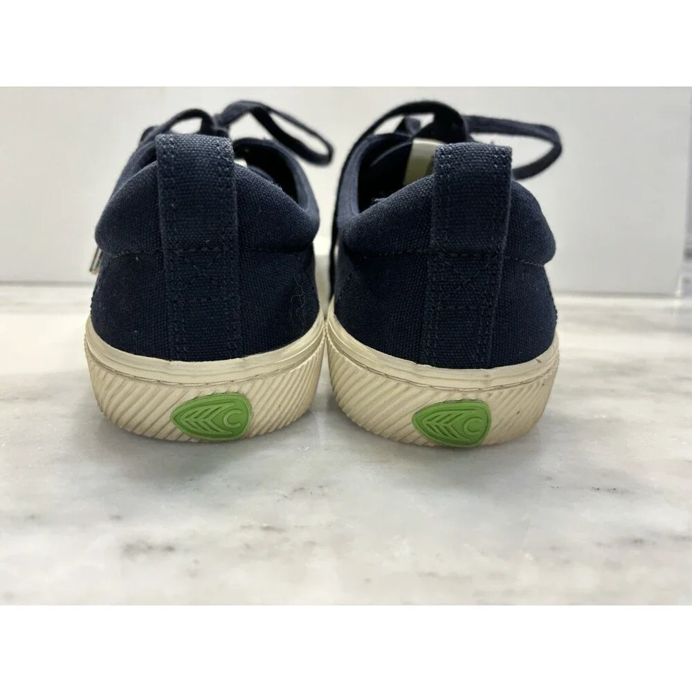 Cariuma Rio Brazil Low Navy Canvas Sneakers Shoe Mens 12 Women’s 13.5 Blue - Picture 11 of 12